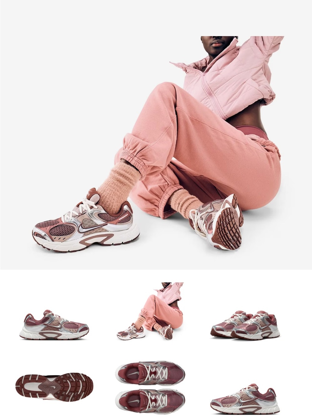 Nike V5 RNR Sneaker - Women’s Athletic Sneakers in Mauve and Taupe - Picture 7 of 7
